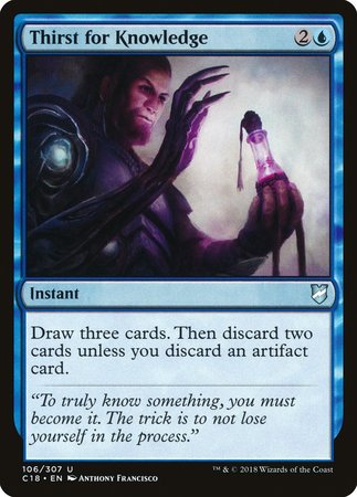 Thirst for Knowledge [Commander 2018] | Good Games Cannington