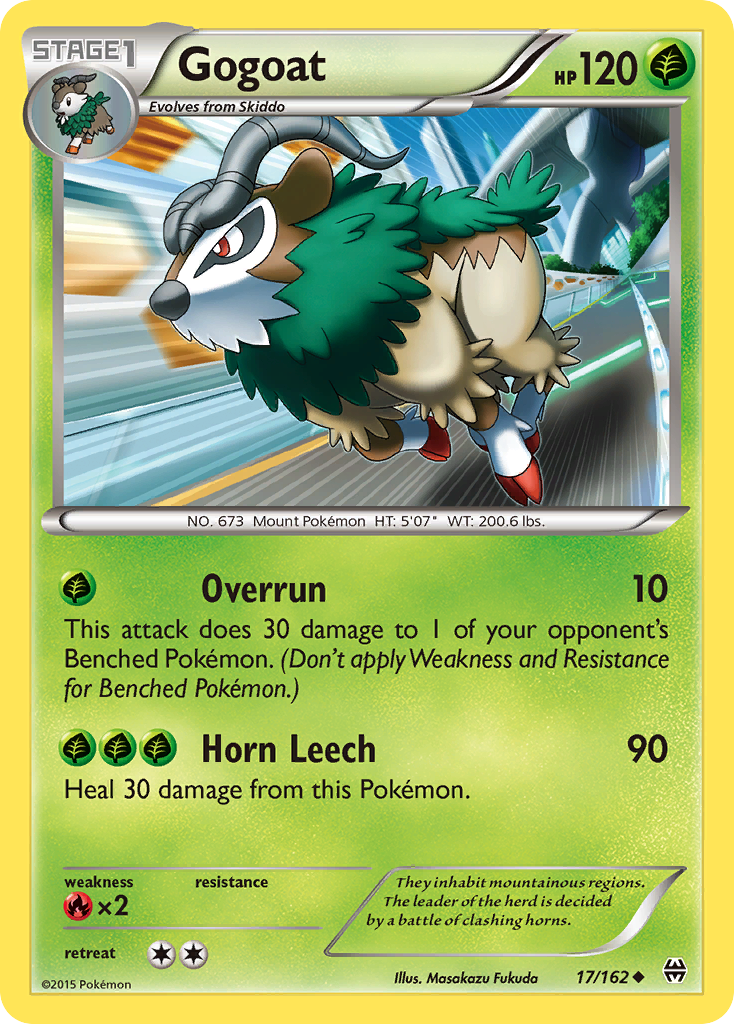 Gogoat (17/162) [XY: BREAKthrough] | Good Games Cannington
