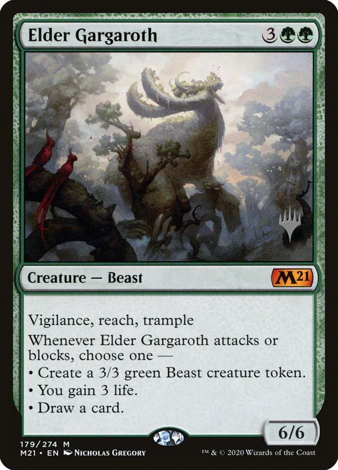 Elder Gargaroth (Promo Pack) [Core Set 2021 Promos] | Good Games Cannington