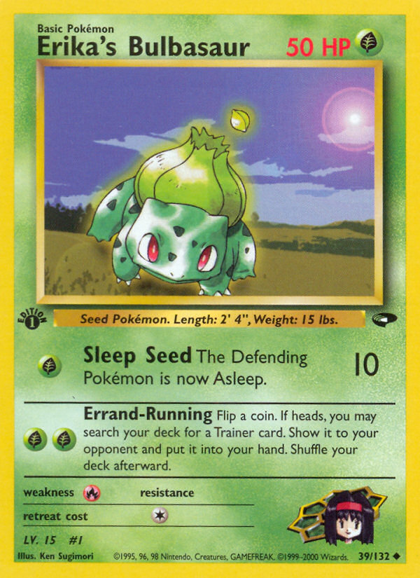 Erika's Bulbasaur (39/132) [Gym Challenge 1st Edition] | Good Games Cannington