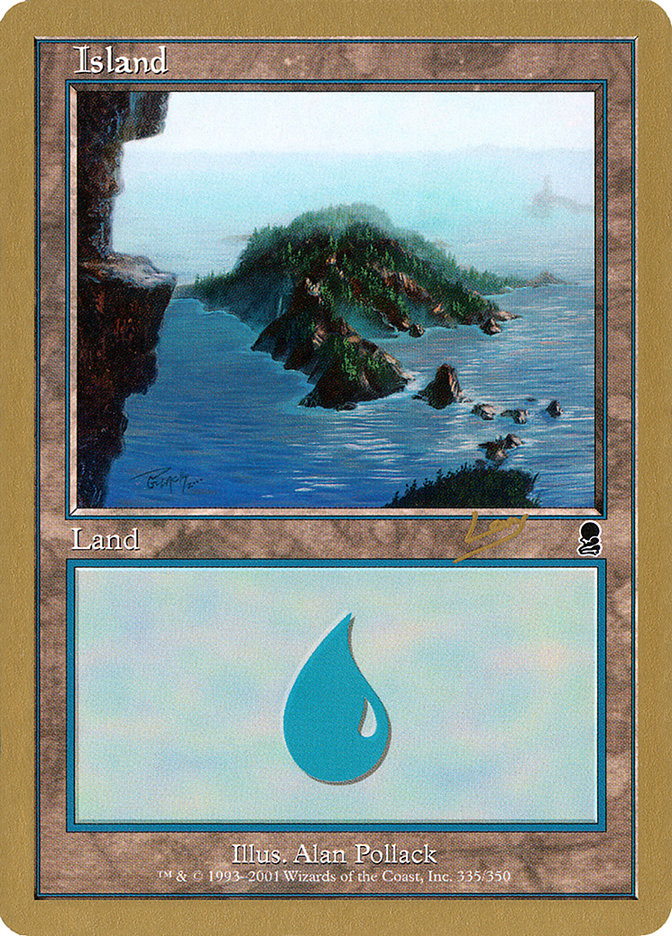 Island (rl335) (Raphael Levy) [World Championship Decks 2002] | Good Games Cannington