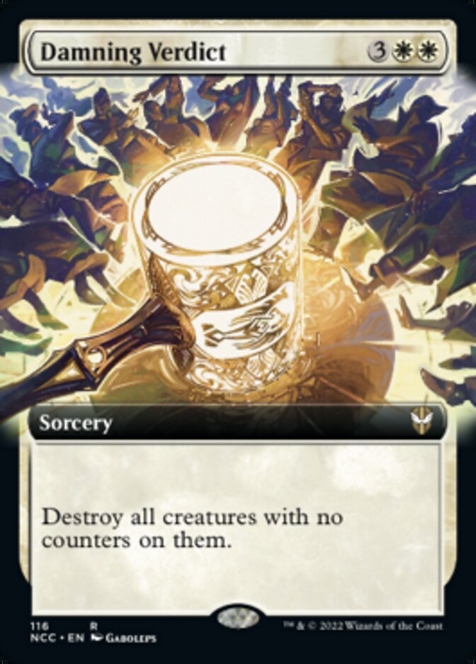 Damning Verdict (Extended Art) [Streets of New Capenna Commander] | Good Games Cannington