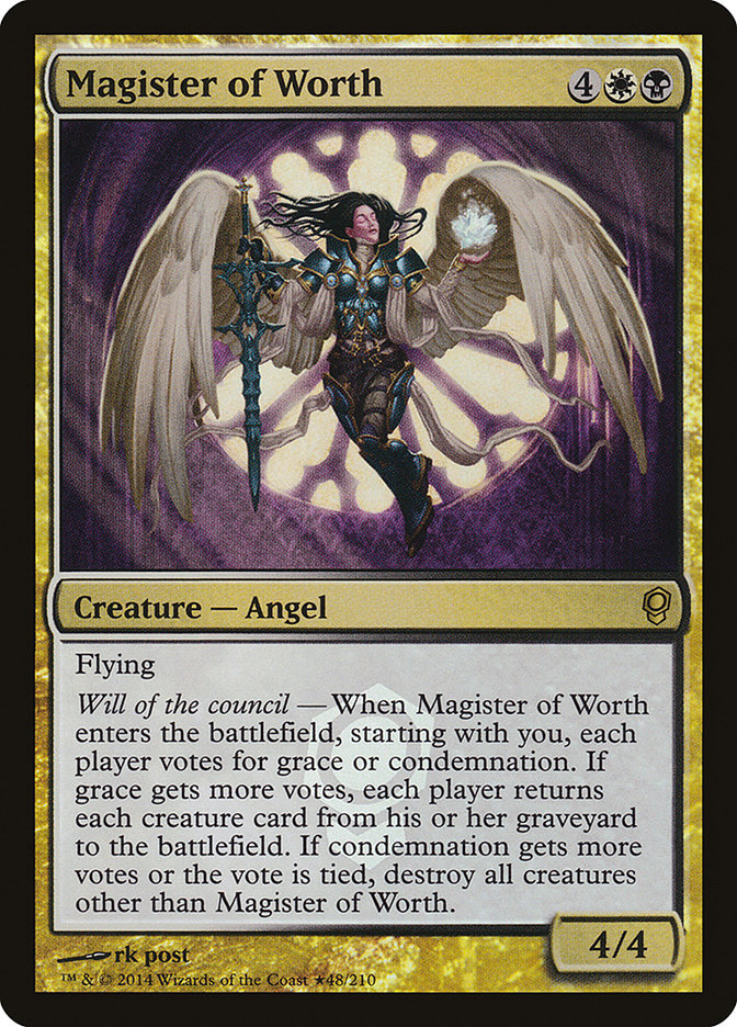 Magister of Worth (Launch) [Conspiracy Promos] | Good Games Cannington