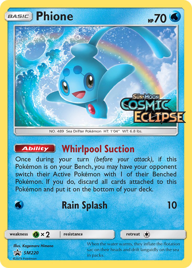Phione (SM220) [Sun & Moon: Black Star Promos] | Good Games Cannington
