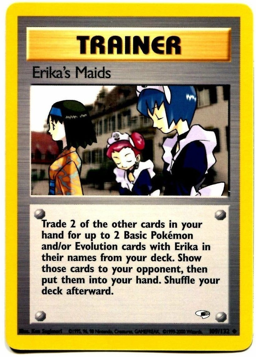 Erika's Maids (109/132) [Gym Heroes Unlimited] | Good Games Cannington