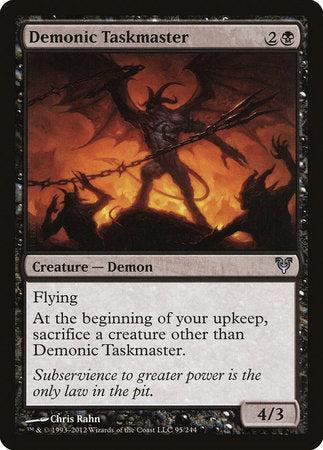 Demonic Taskmaster [Avacyn Restored] | Good Games Cannington