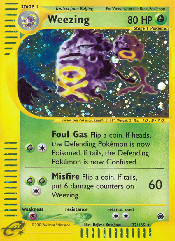 Weezing (32/165) [Expedition: Base Set] | Good Games Cannington
