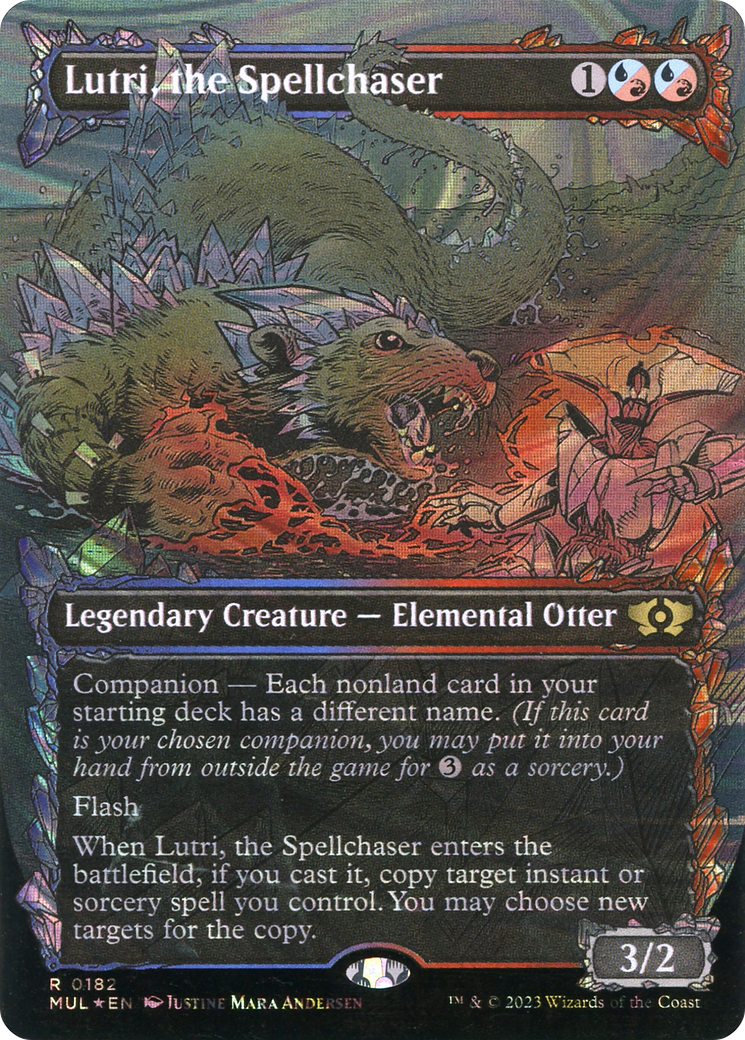 Lutri, the Spellchaser (Halo Foil) [Multiverse Legends] | Good Games Cannington