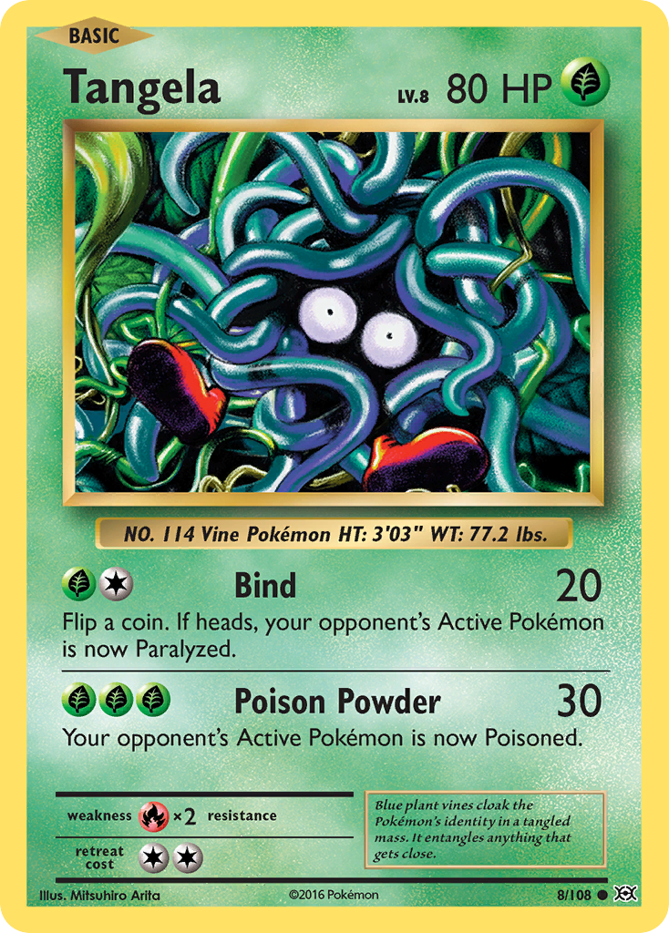 Tangela (8/108) [XY: Evolutions] | Good Games Cannington