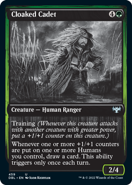 Cloaked Cadet [Innistrad: Double Feature] | Good Games Cannington