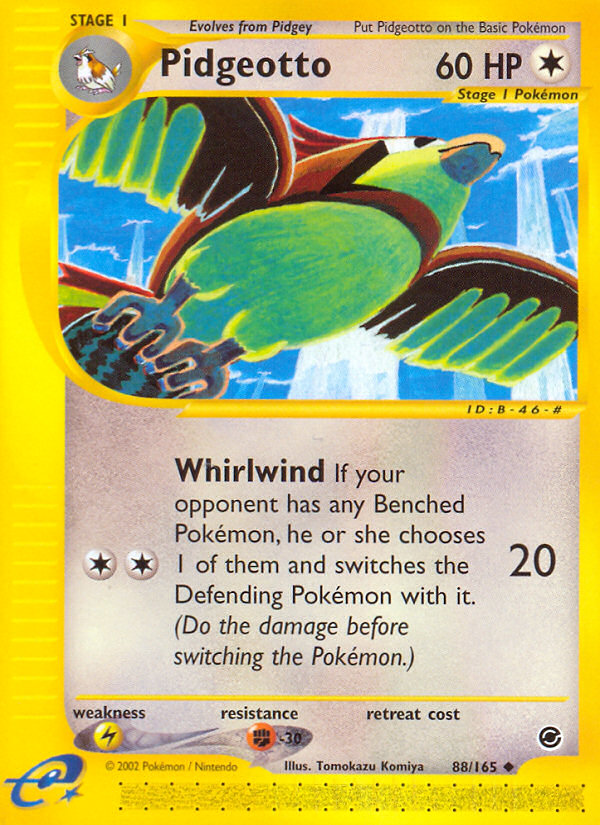 Pidgeotto (88/165) [Expedition: Base Set] | Good Games Cannington