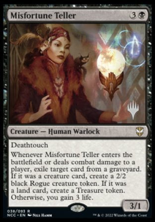 Misfortune Teller (Promo Pack) [Streets of New Capenna Commander Promos] | Good Games Cannington