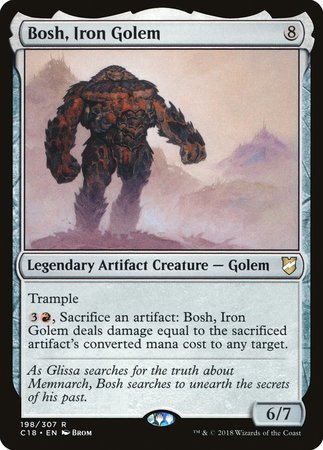 Bosh, Iron Golem [Commander 2018] | Good Games Cannington
