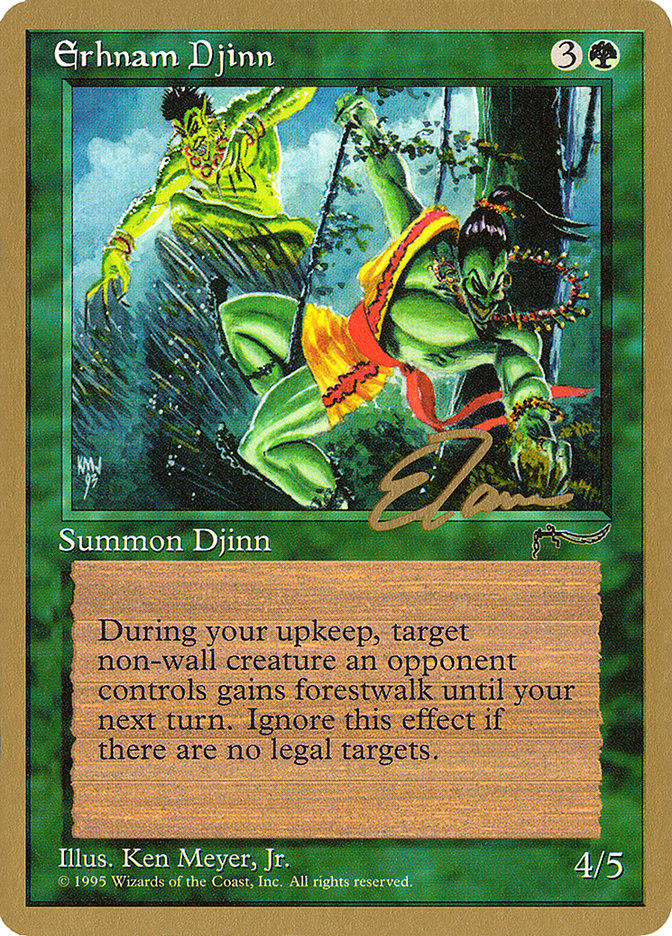 Erhnam Djinn (Eric Tam) [Pro Tour Collector Set] | Good Games Cannington