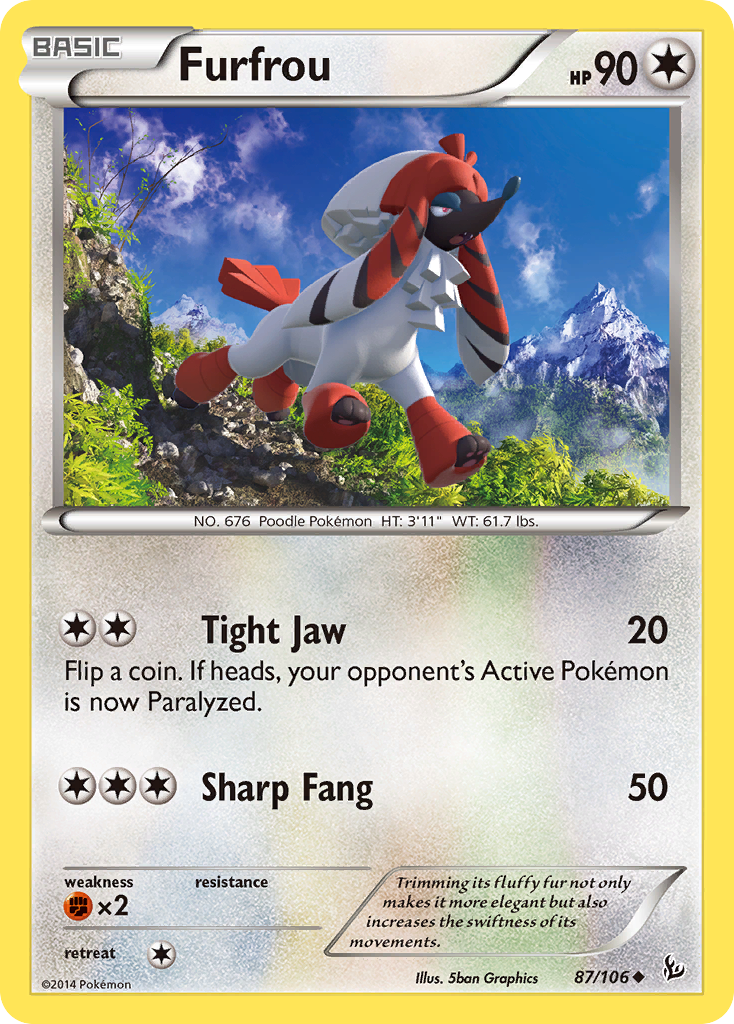 Furfrou (87/106) [XY: Flashfire] | Good Games Cannington
