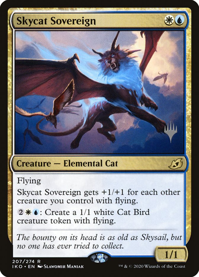 Skycat Sovereign (Promo Pack) [Ikoria: Lair of Behemoths Promos] | Good Games Cannington