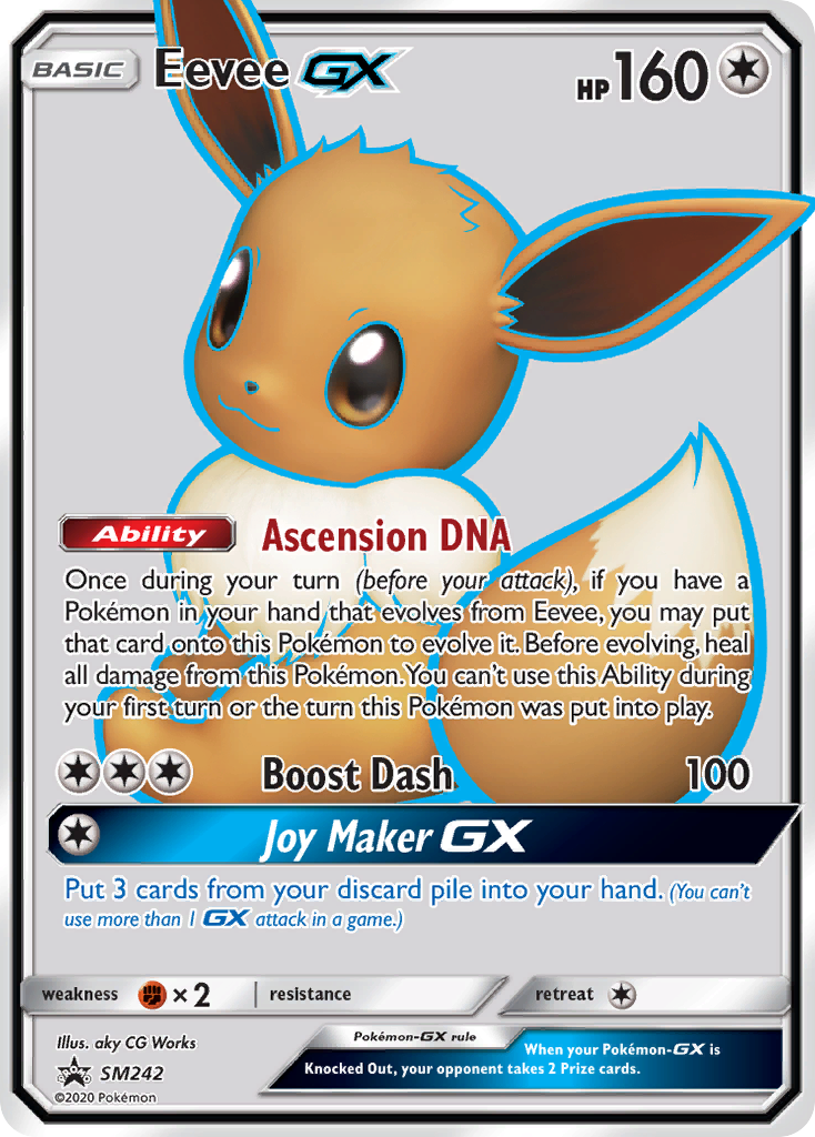 Eevee GX (SM242) [Sun & Moon: Black Star Promos] | Good Games Cannington