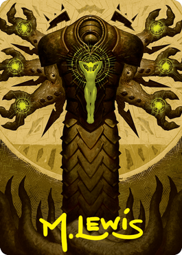 Inquisition of Kozilek Art Card (Gold-Stamped Signature) [Strixhaven: School of Mages Art Series] | Good Games Cannington