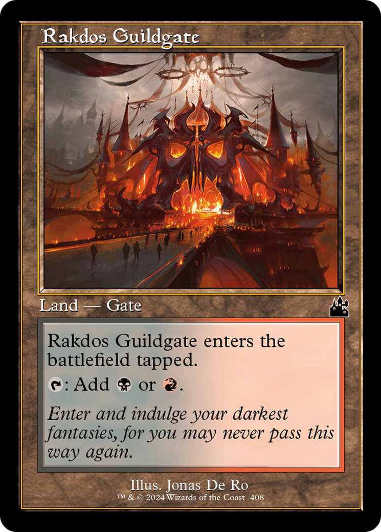 Rakdos Guildgate (Retro Frame) [Ravnica Remastered] | Good Games Cannington