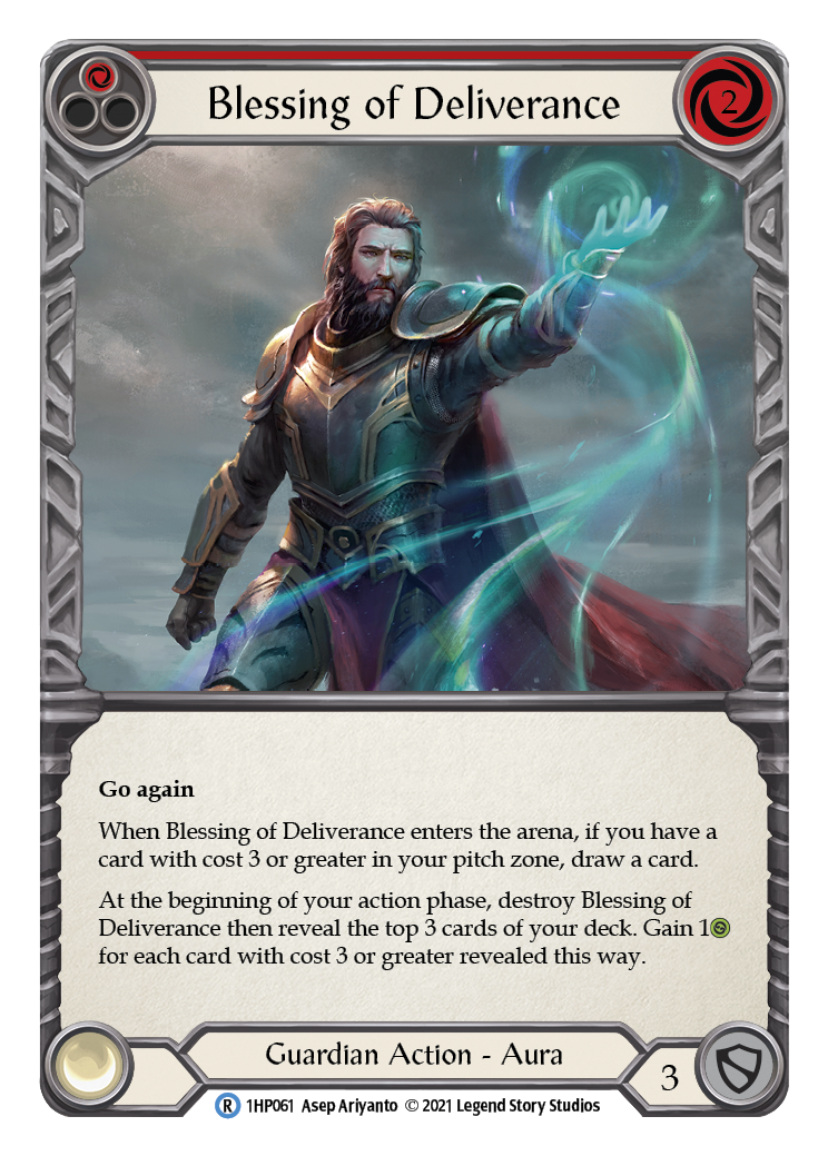 Blessing of Deliverance (Red) [1HP061] | Good Games Cannington