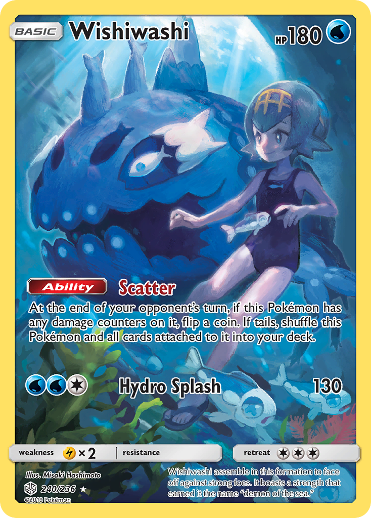 Wishiwashi (240/236) [Sun & Moon: Cosmic Eclipse] | Good Games Cannington