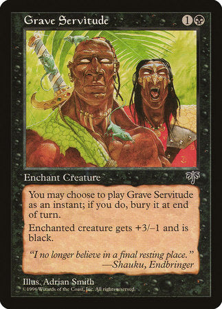 Grave Servitude [Mirage] | Good Games Cannington
