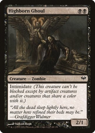 Highborn Ghoul [Dark Ascension] | Good Games Cannington