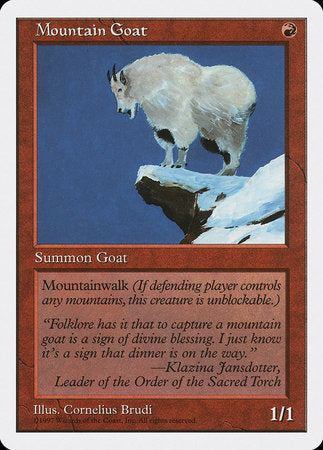 Mountain Goat [Fifth Edition] | Good Games Cannington