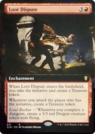 Loot Dispute (Extended Art) [Commander Legends: Battle for Baldur's Gate] | Good Games Cannington