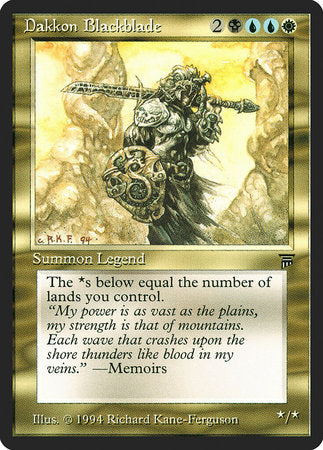 Dakkon Blackblade [Legends] | Good Games Cannington