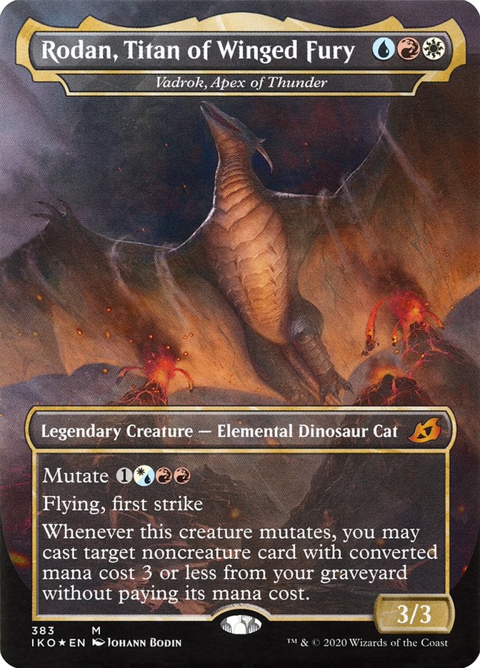 Vadrok, Apex of Thunder - Rodan, Titan of Winged Fury (Godzilla Series) [Ikoria: Lair of Behemoths] | Good Games Cannington