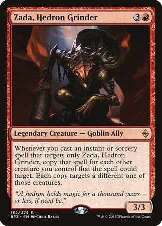 Zada, Hedron Grinder [Battle for Zendikar] | Good Games Cannington