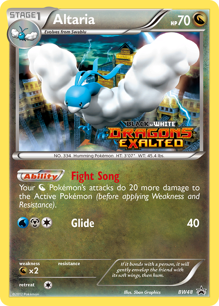 Altaria (BW48) [Black & White: Black Star Promos] | Good Games Cannington