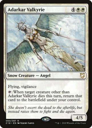 Adarkar Valkyrie [Commander 2018] | Good Games Cannington
