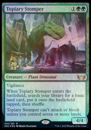 Topiary Stomper [Streets of New Capenna Prerelease Promos] | Good Games Cannington