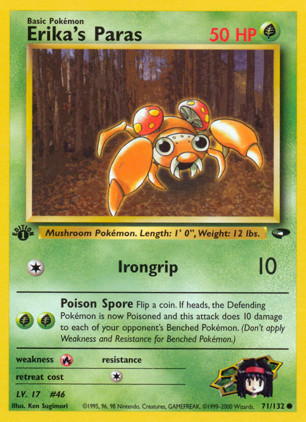 Erika's Paras (71/132) [Gym Challenge 1st Edition] | Good Games Cannington