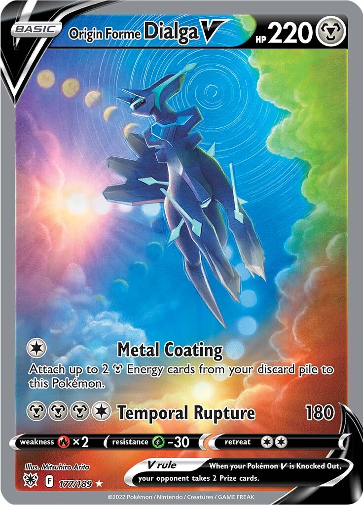 Origin Forme Dialga V (177/189) [Sword & Shield: Astral Radiance] | Good Games Cannington