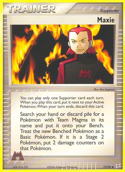 Maxie (73/95) [EX: Team Magma vs Team Aqua] | Good Games Cannington