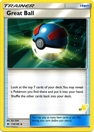 Great Ball (119/149) (Pikachu Stamp #57) [Battle Academy 2020] | Good Games Cannington