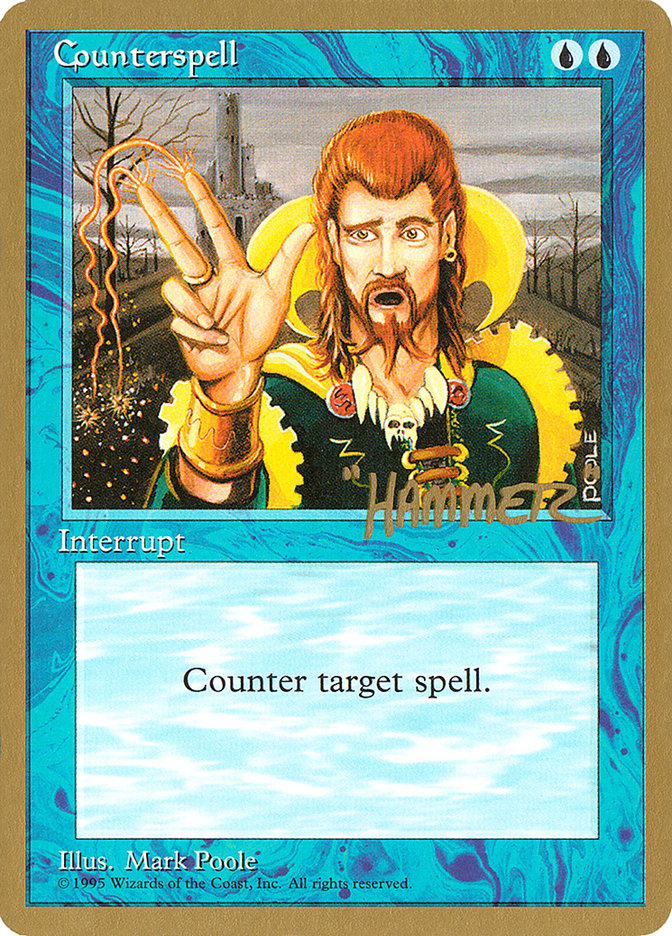 Counterspell (Shawn "Hammer" Regnier) [Pro Tour Collector Set] | Good Games Cannington