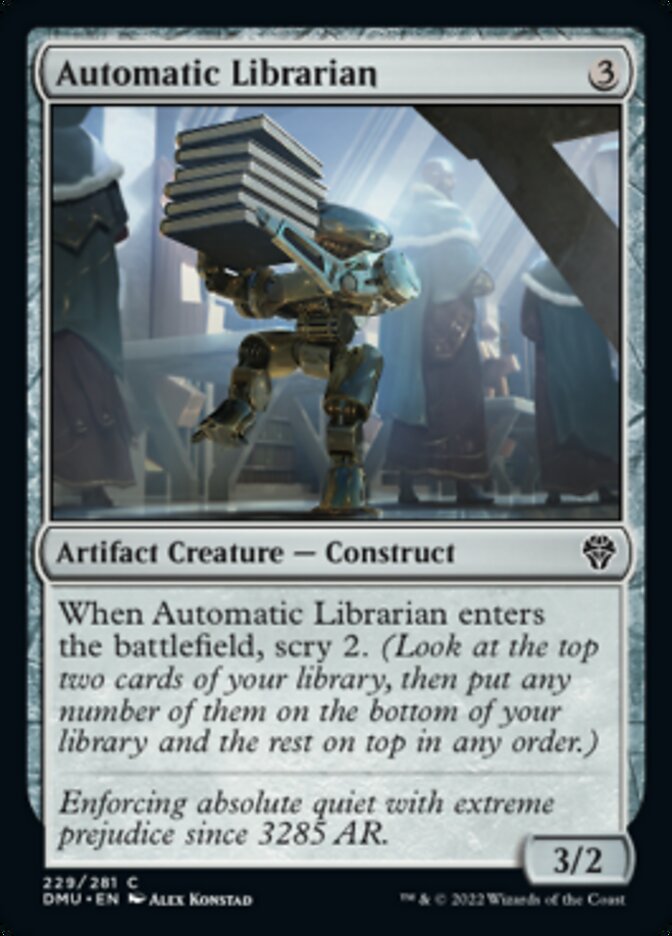 Automatic Librarian [Dominaria United] | Good Games Cannington