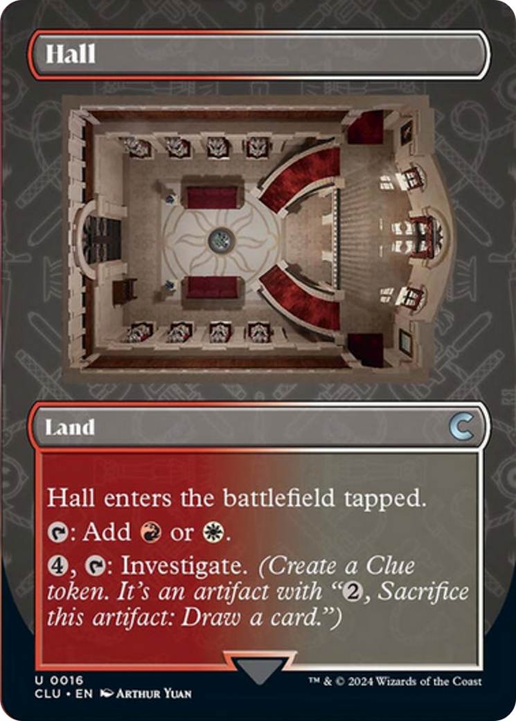 Hall (Borderless) [Ravnica: Clue Edition] | Good Games Cannington