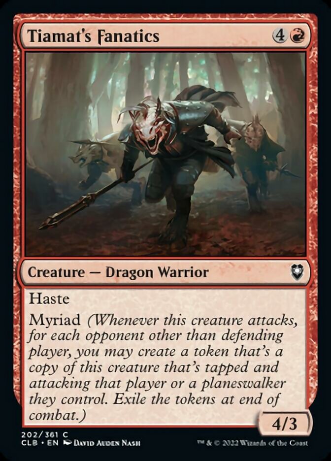 Tiamat's Fanatics [Commander Legends: Battle for Baldur's Gate] | Good Games Cannington