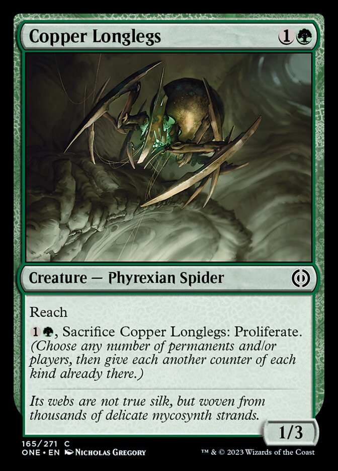 Copper Longlegs [Phyrexia: All Will Be One] | Good Games Cannington