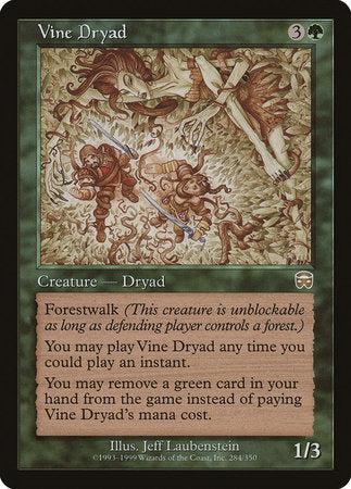 Vine Dryad [Mercadian Masques] | Good Games Cannington