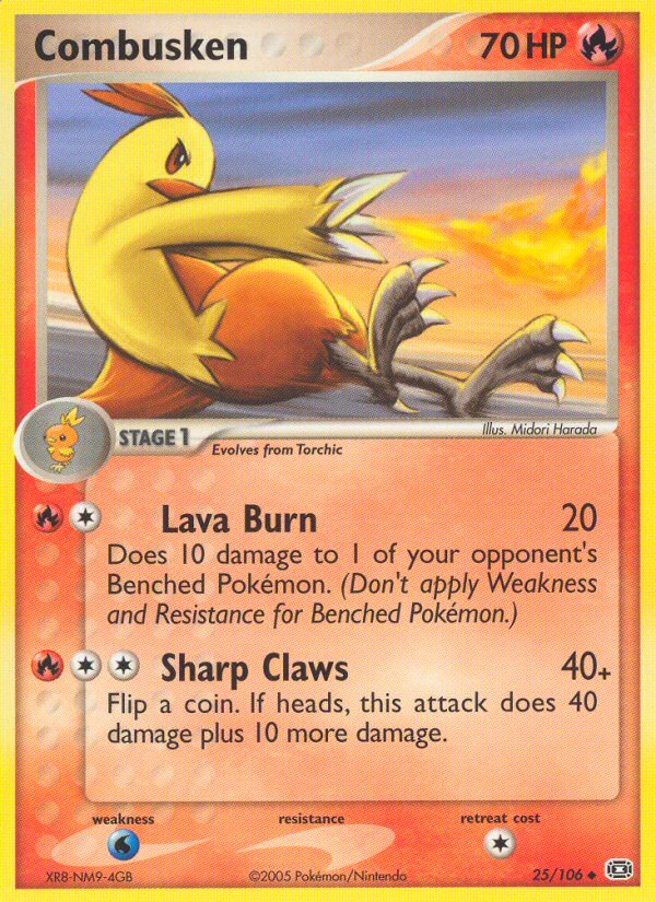 Combusken (25/106) [EX: Emerald] | Good Games Cannington