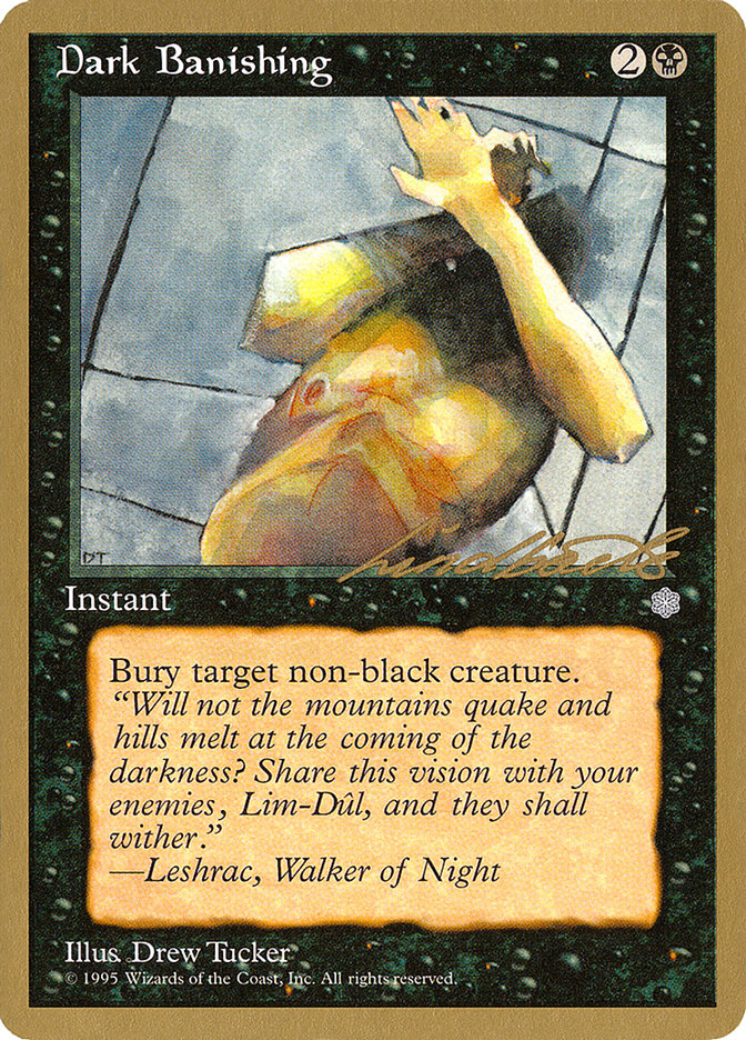 Dark Banishing (Leon Lindback) [Pro Tour Collector Set] | Good Games Cannington
