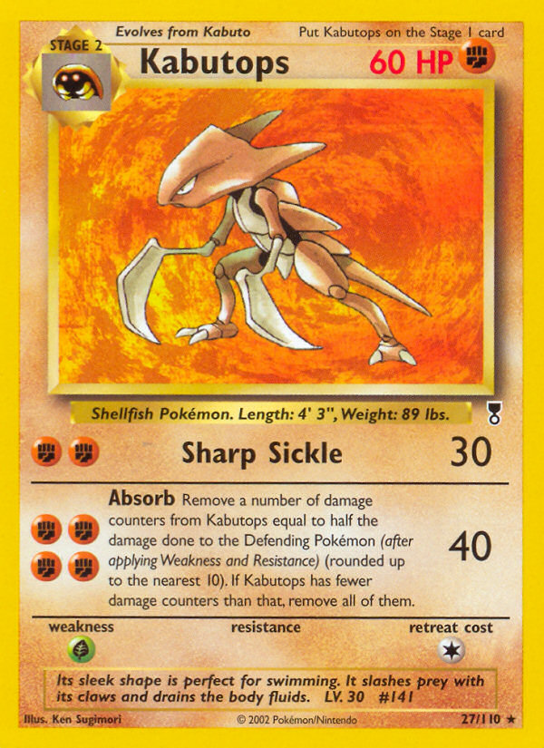 Kabutops (27/110) [Legendary Collection] | Good Games Cannington