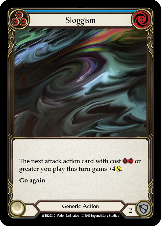 Sloggism (Blue) [WTR223-C] Alpha Print Normal | Good Games Cannington