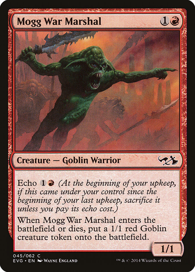 Mogg War Marshal (Elves vs. Goblins) [Duel Decks Anthology] | Good Games Cannington
